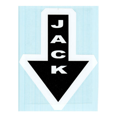 Jack Decal (Black on White)